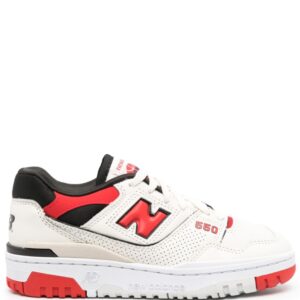 New Balance 550 logo-embossed low-top leather sneakers