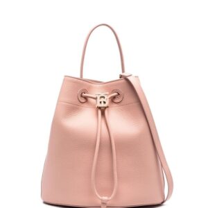 Burberry grained-leather bucket bag