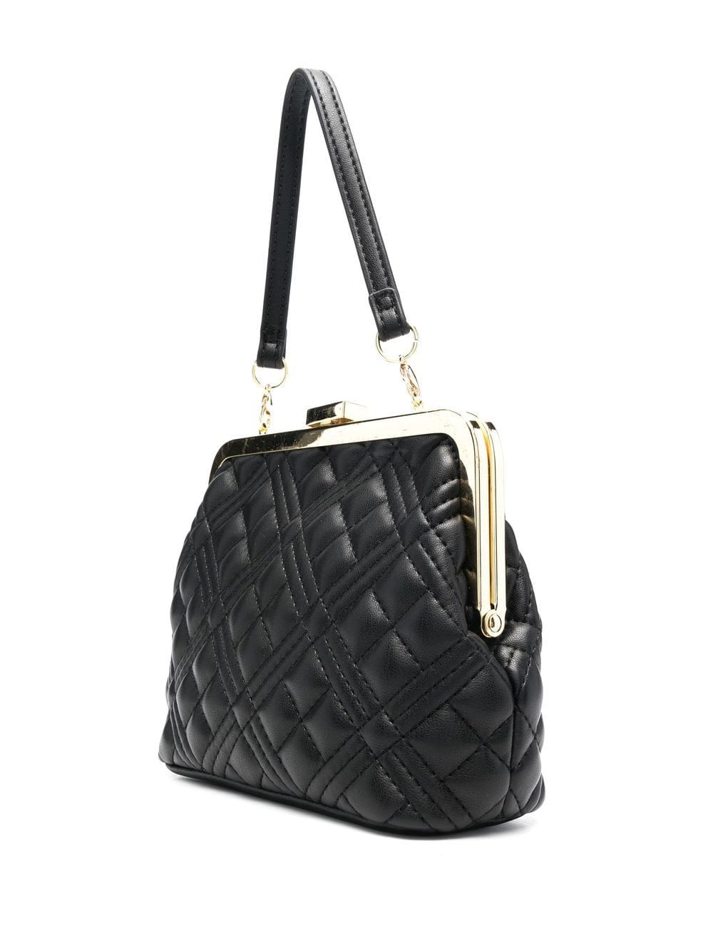 Love Moschino logo-plaque quilted tote bag - Image 2