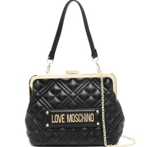 Love Moschino logo-plaque quilted tote bag