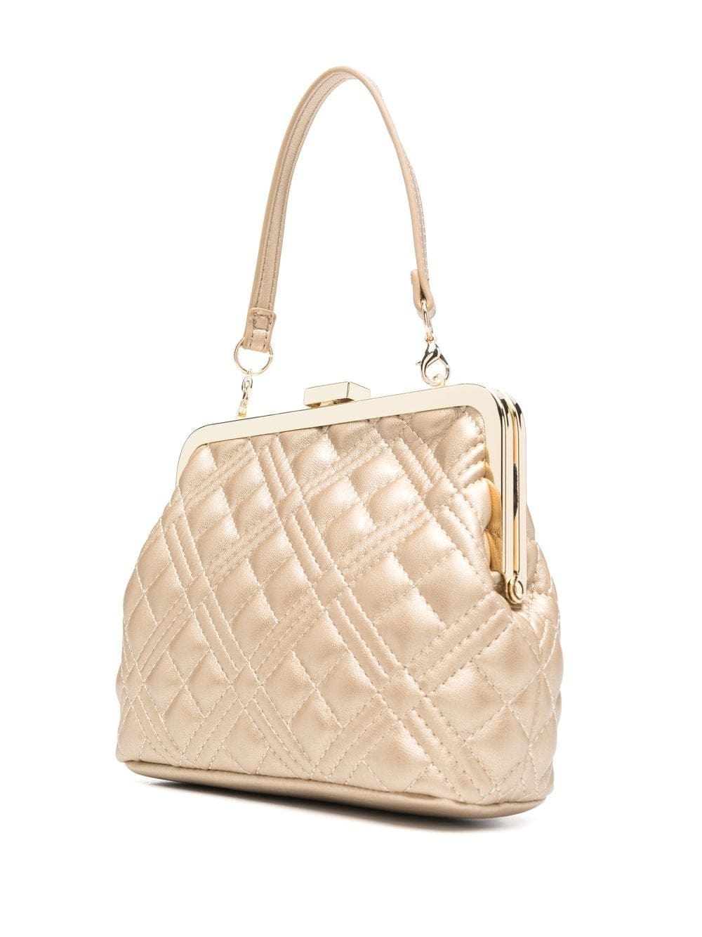 Love Moschino logo-plaque quilted tote bag - Image 2