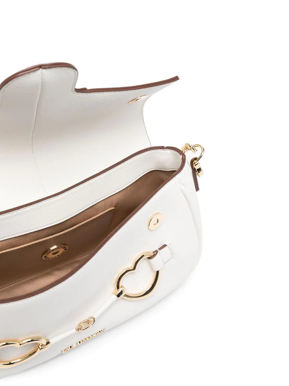 Love Moschino logo-plaque shoulder bag - Image 3