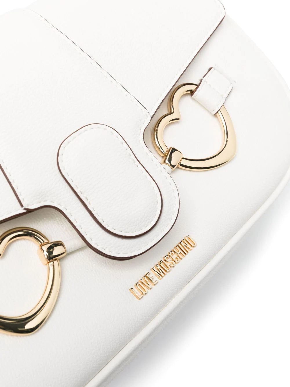 Love Moschino logo-plaque shoulder bag - Image 4