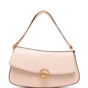 Stella McCartney engraved-logo shoulder-bag