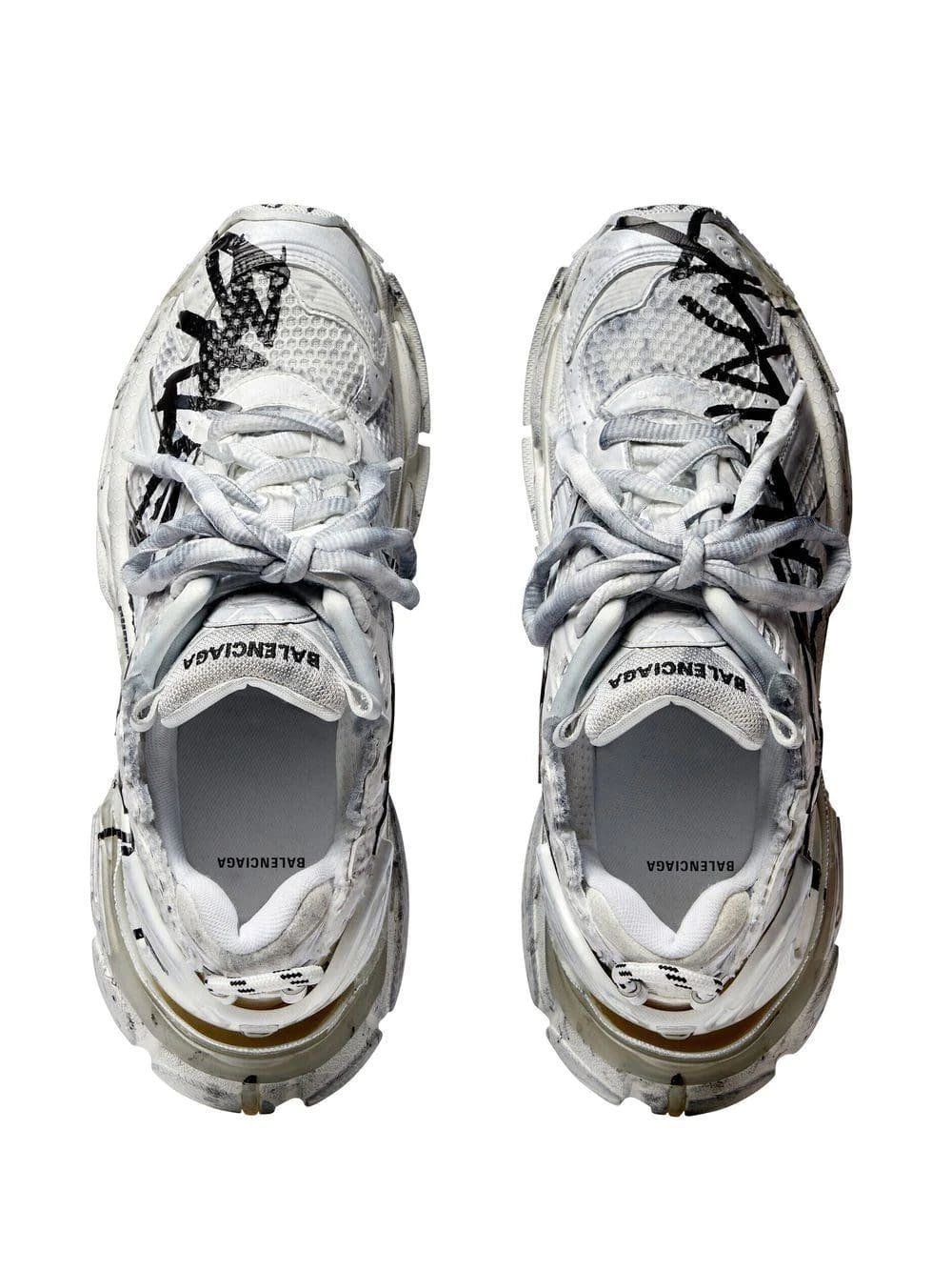 Balenciaga Graffiti Runner lace-up sneakers - Image 3