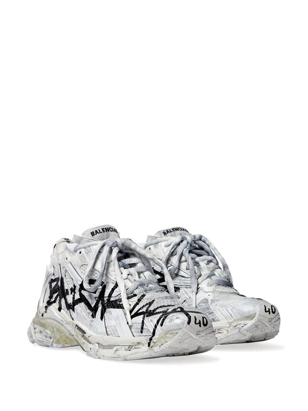 Balenciaga Graffiti Runner lace-up sneakers - Image 2