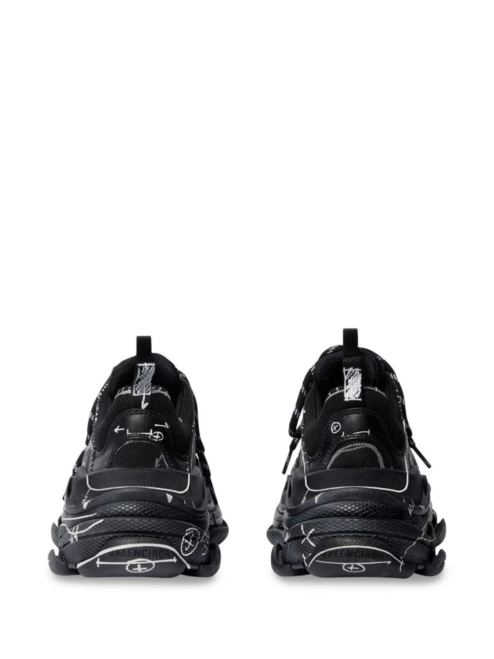 Balenciaga Triple S sketch-print sneakers - Image 3