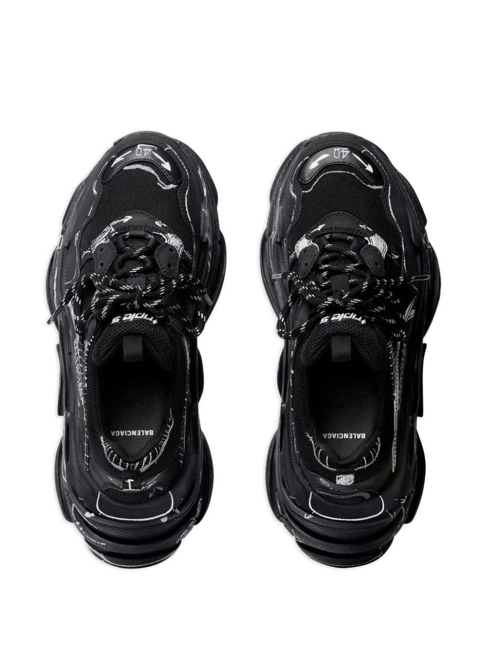 Balenciaga Triple S sketch-print sneakers - Image 4