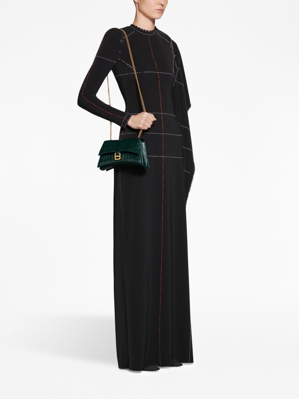 Balenciaga Crush crocodile-embossed shoulder bag - Image 2