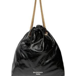 Balenciaga medium Crush leather tote bag