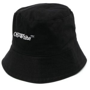 Off-White logo-embroidered bucket hat