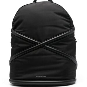 Alexander McQueen The Harness logo backpack