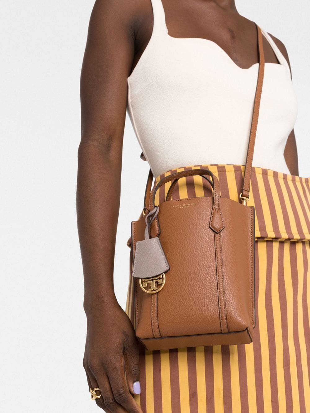 Tory Burch pebbled-leather tote bag - Image 3