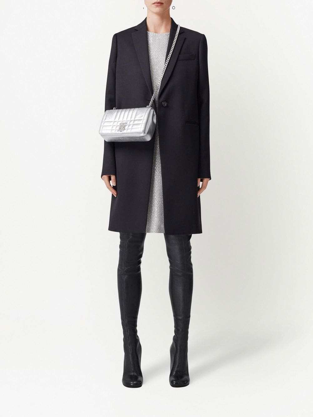 Burberry Small Lola quilted metallic leather bag - Image 2