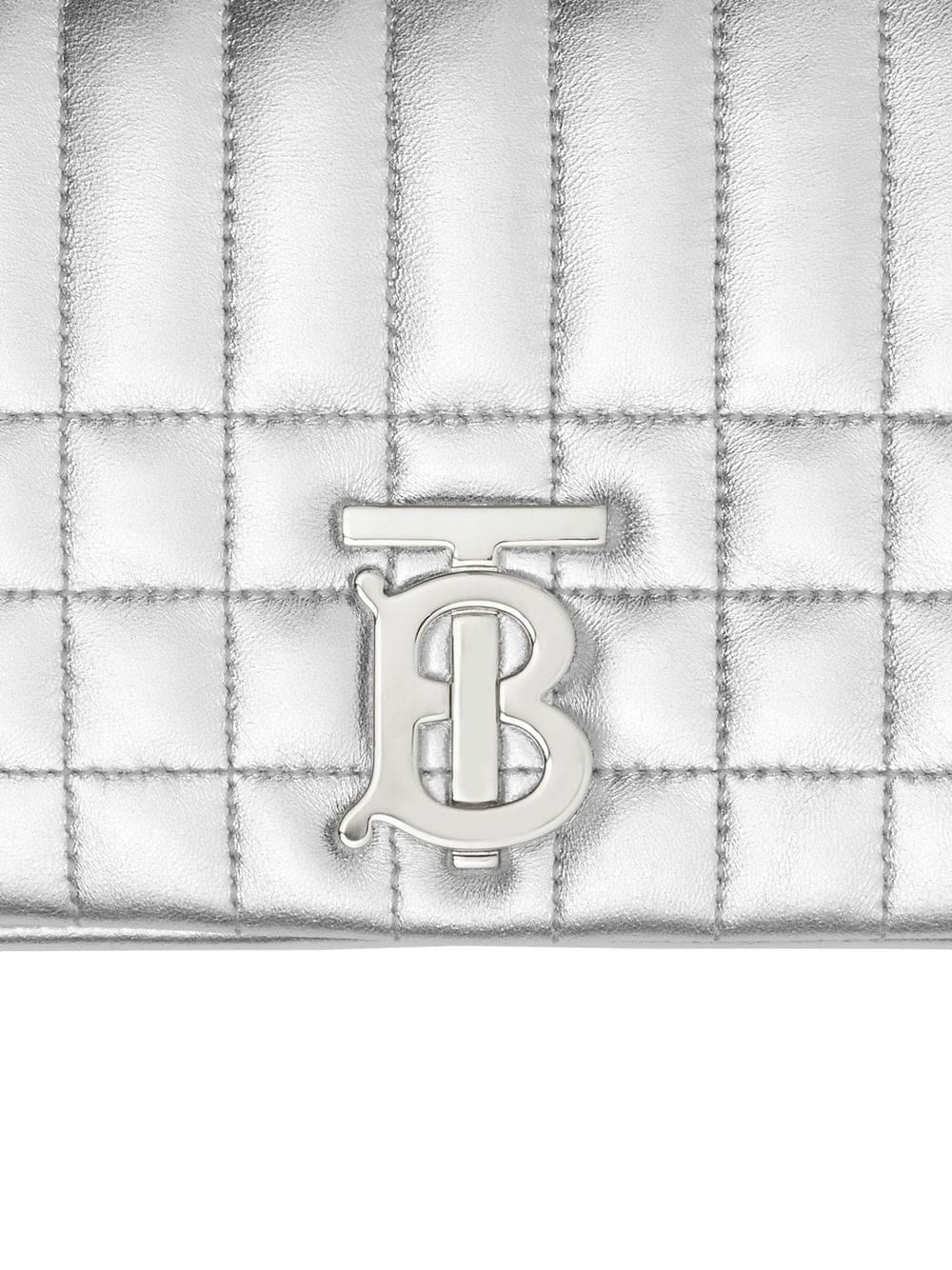 Burberry Small Lola quilted metallic leather bag - Image 4