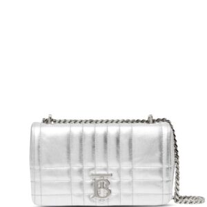 Burberry Small Lola quilted metallic leather bag