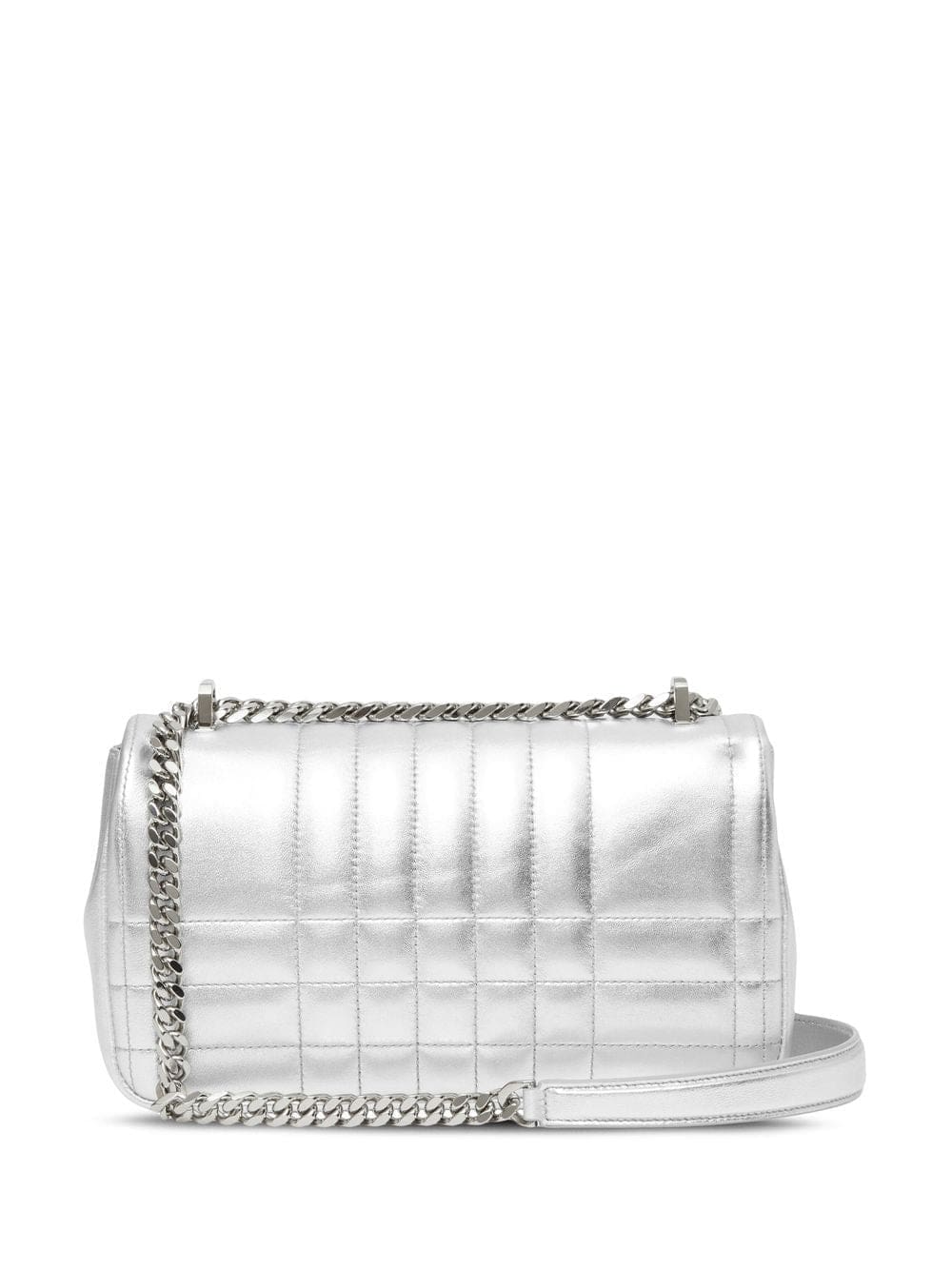 Burberry Small Lola quilted metallic leather bag - Image 3