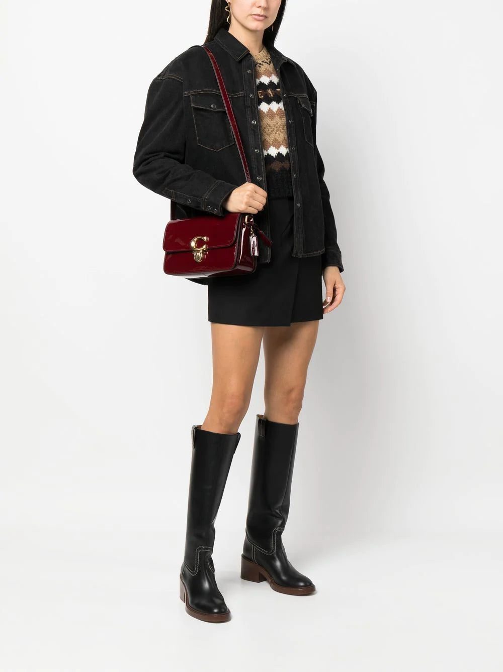 Coach logo-plaque shoulder bag - Image 2