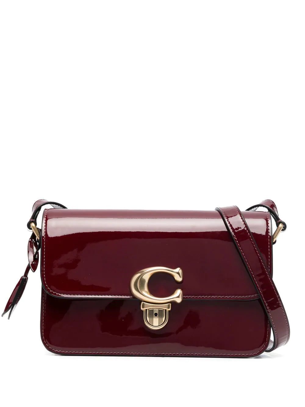 Coach logo-plaque shoulder bag