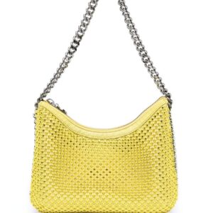 Stella McCartney Falabella crystal-embellished shoulder bag