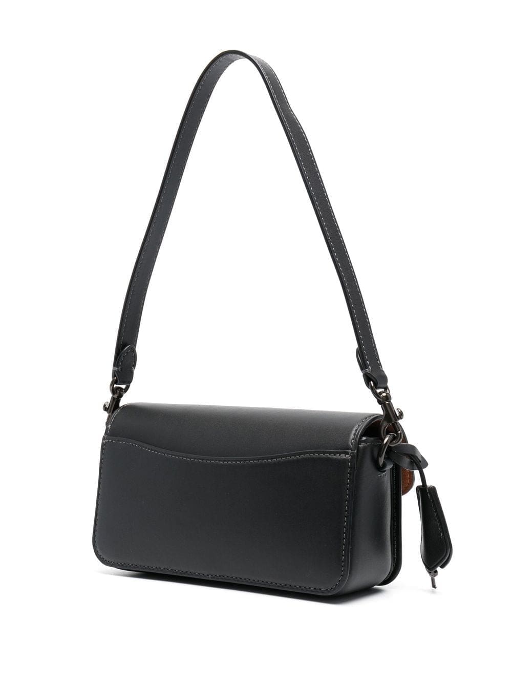 Coach logo-plaque leather tote bag - Image 3