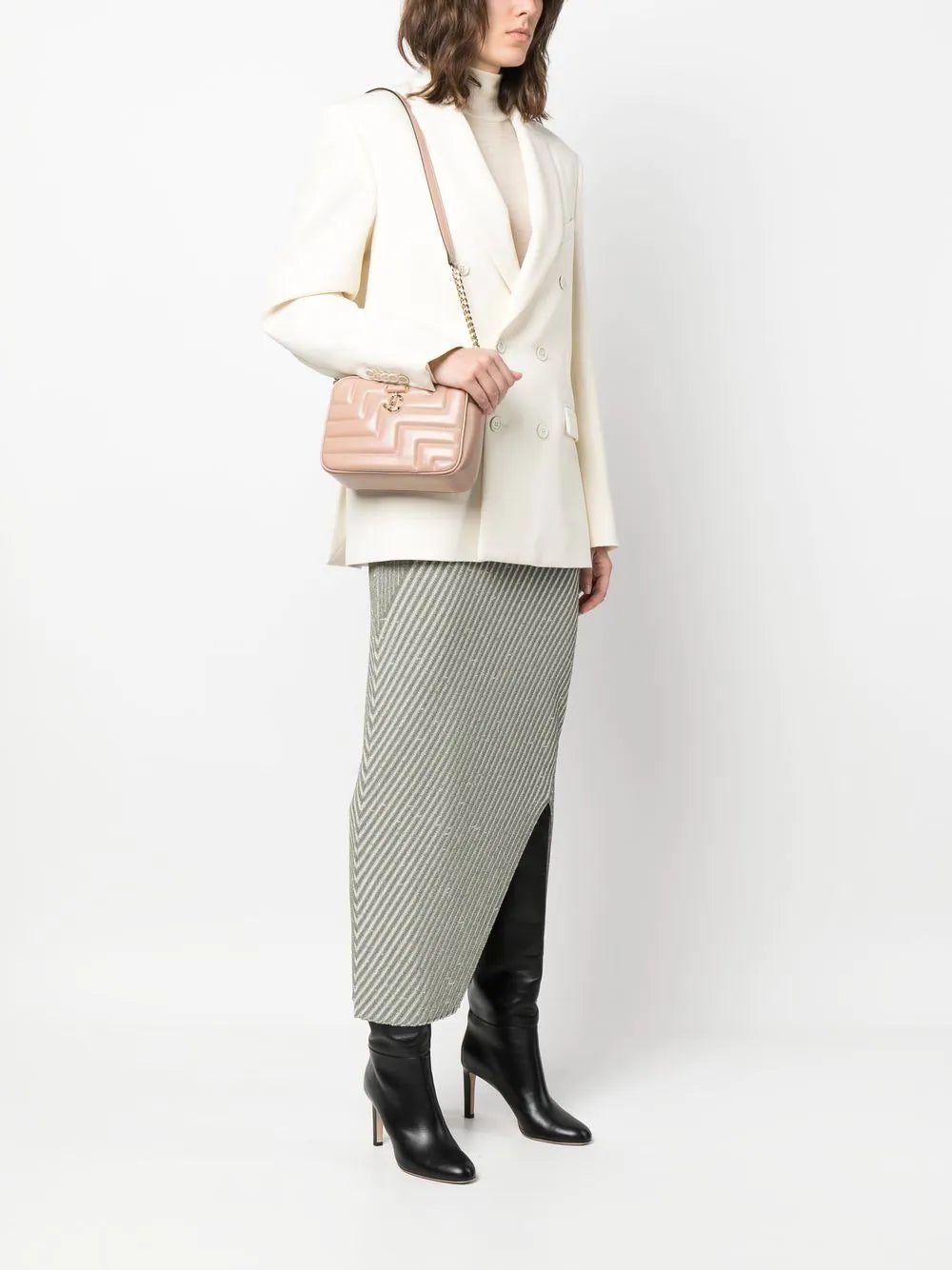 Jimmy choo Varenne quilted leather shoulder bag - Image 2