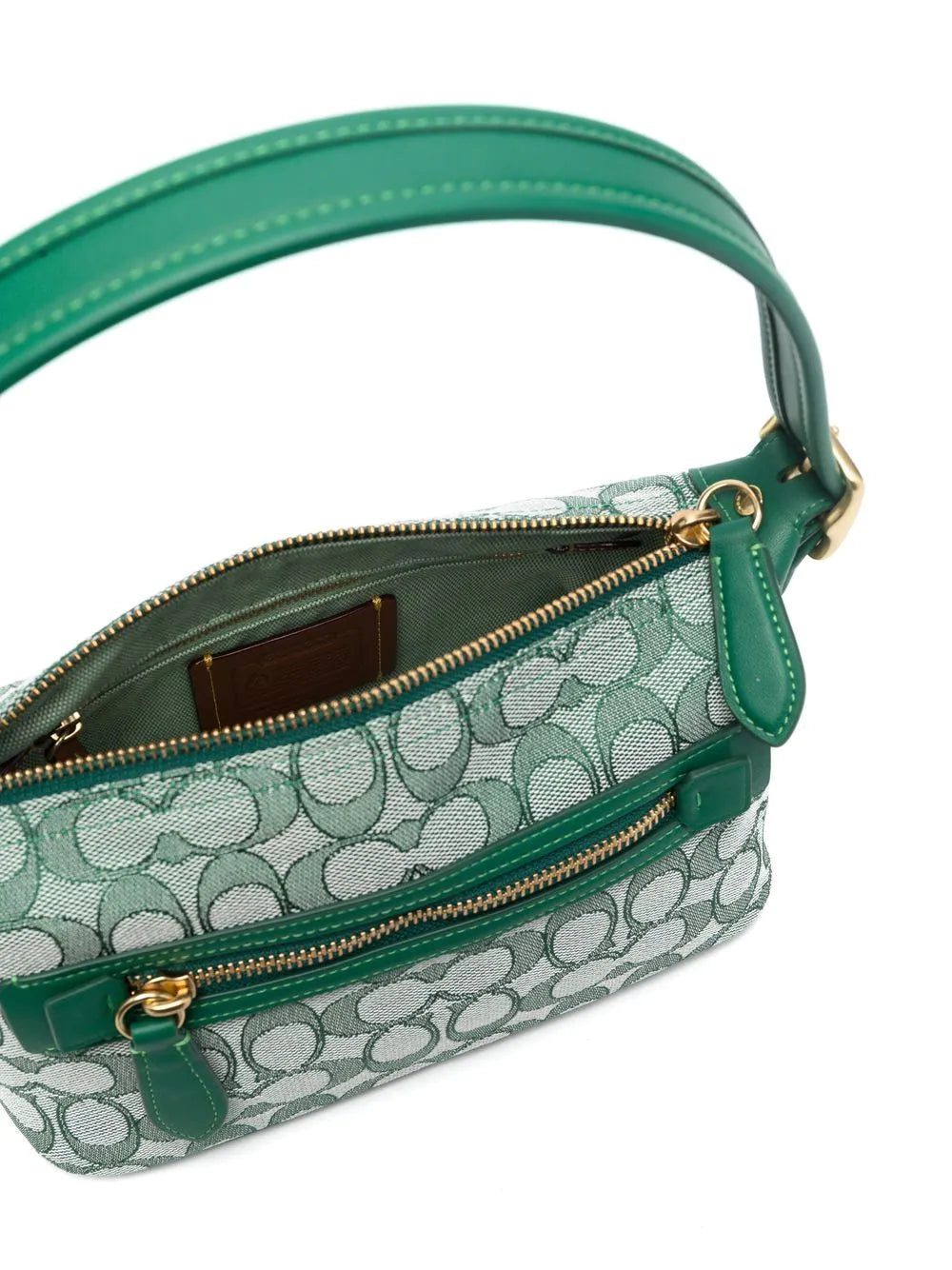 Coach monogram jacquard shoulder bag - Image 5