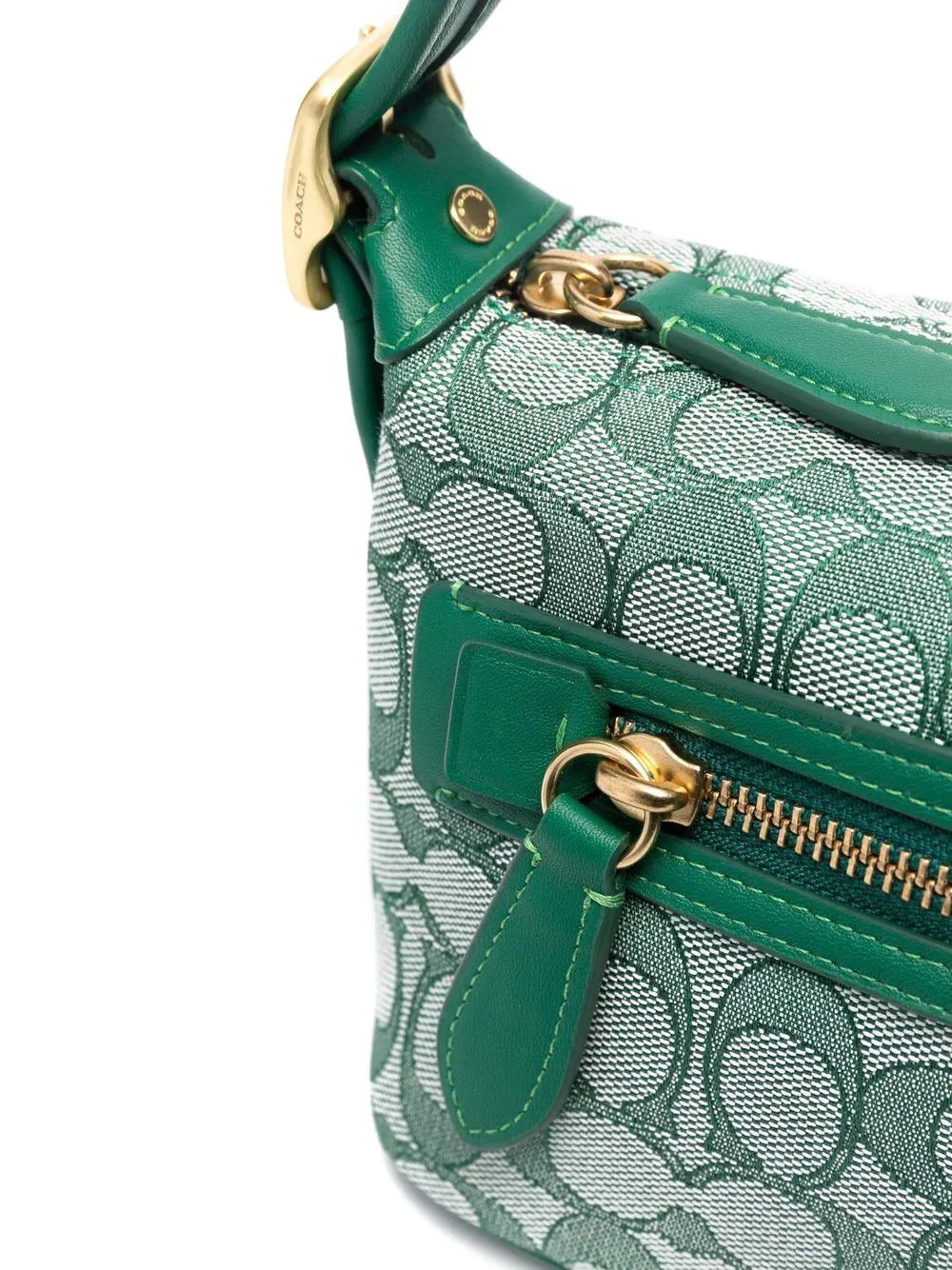 Coach monogram jacquard shoulder bag - Image 4