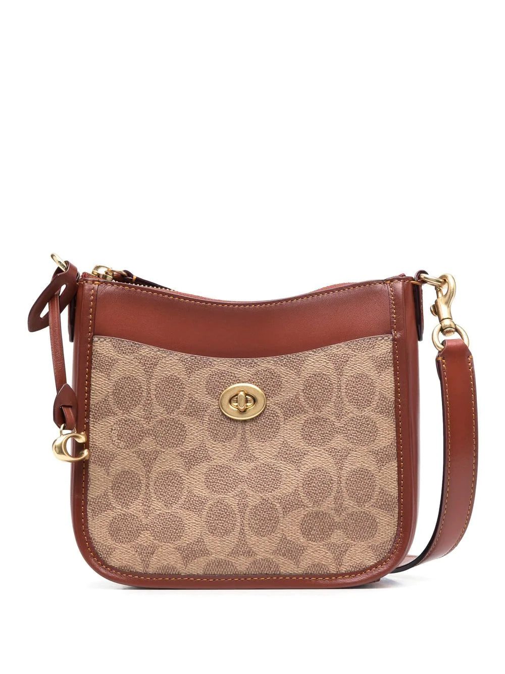 Coach monogram-print shoulder bag