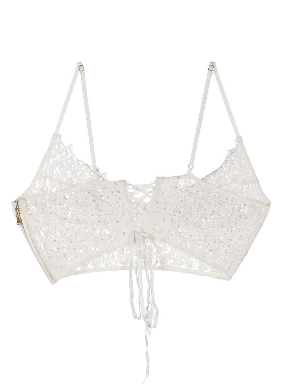 Kiki de Montparnasse beaded lace longline bra - Image 2