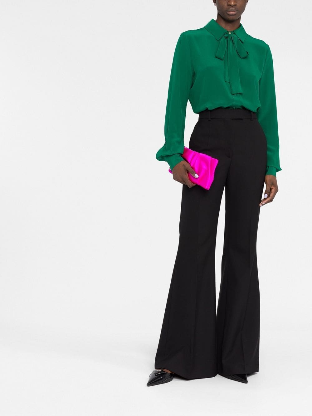 Jimmy Choo Bonny satin clutch - Image 2