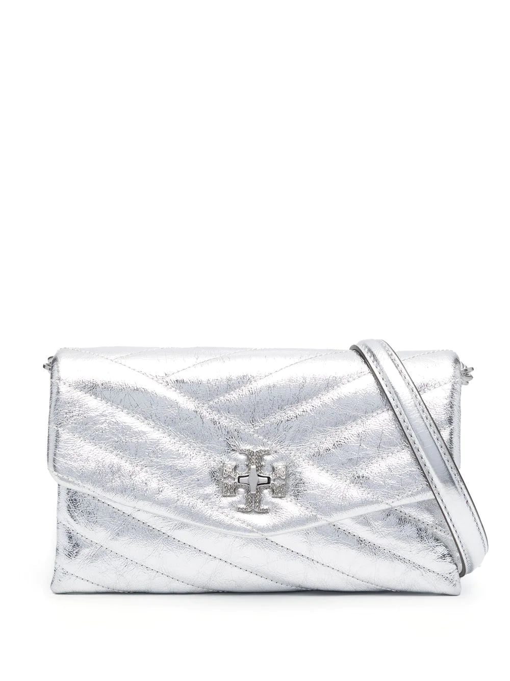 Tory Burch Kira metallic quilted crossbody bag