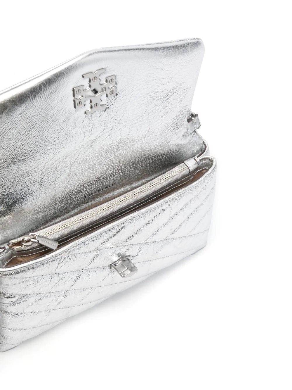 Tory Burch Kira metallic quilted crossbody bag - Image 4