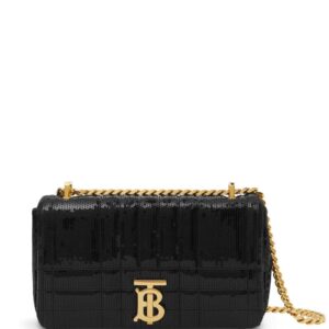 Burberry sequinned quilted small Lola bag