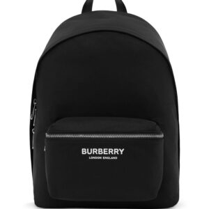 Burberry logo-print zip-around backpack