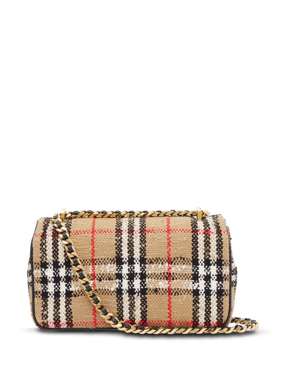 Burberry Lola Vintage-check bouclé shoulder bag - Image 2