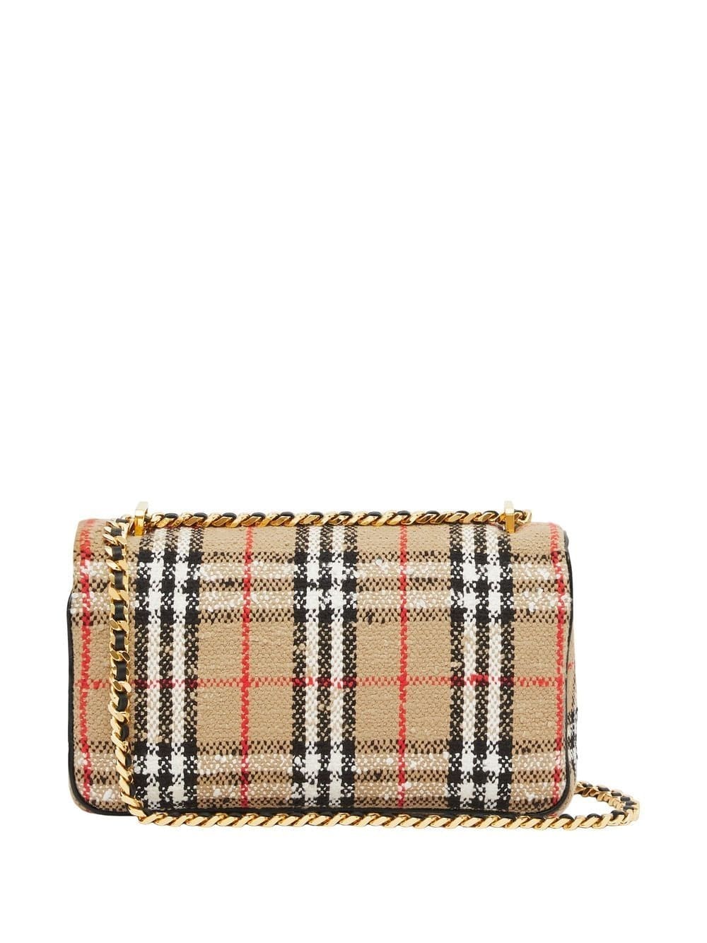 Burberry Lola Vintage-Check bouclé shoulder bag - Image 3