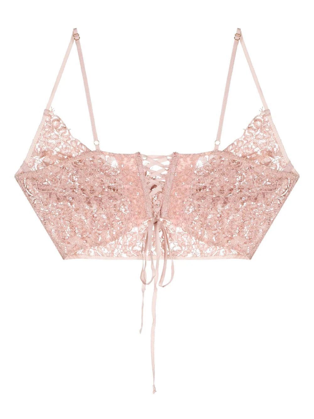 Kiki de Montparnasse beaded lace longline bra - Image 2