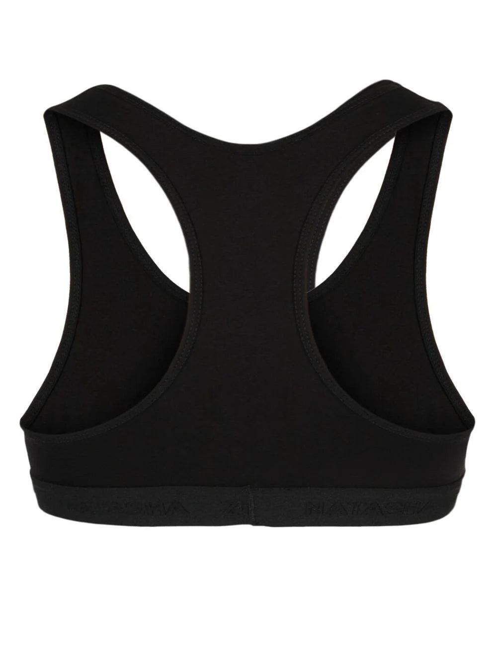 Natasha Zinko embroidered-logo sports bra - Image 2