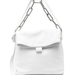 Off-White Ow Booster leather shoulder bag