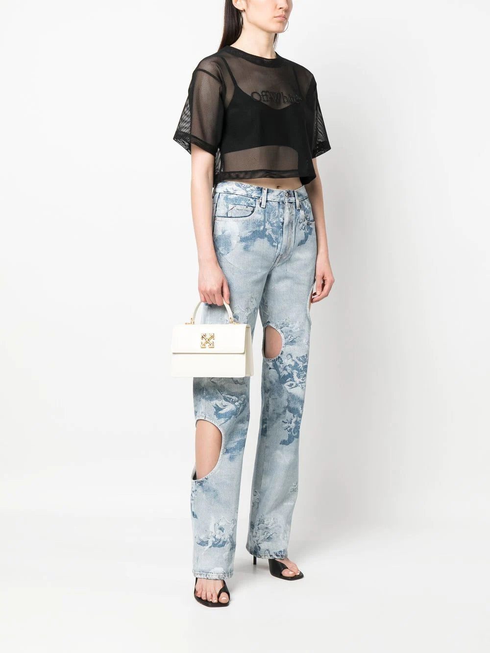 Off-White Jitney 1.4 leather tote bag - Image 2