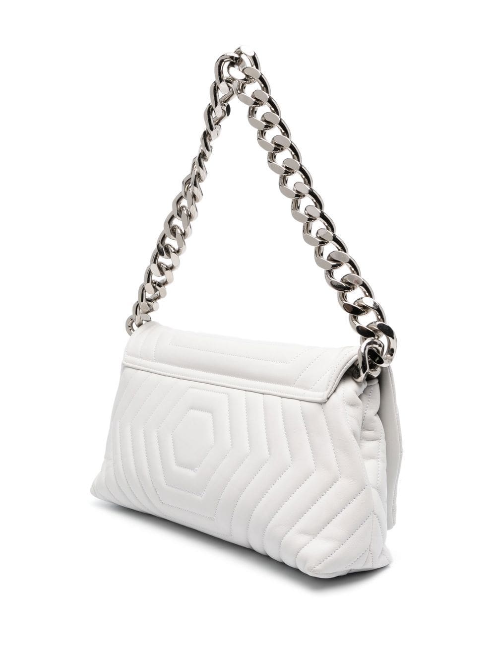 Philipp Plein Hexagon logo-plaque quilted shoulder bag - Image 3