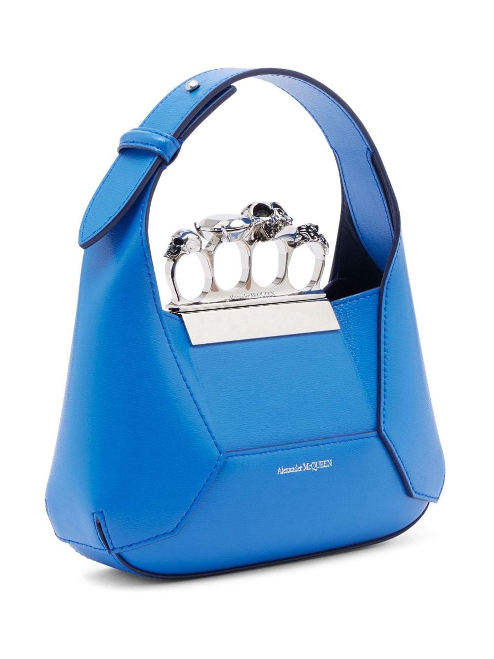 Alexander McQueen mini Jewelled Hobo leather bag - Image 4