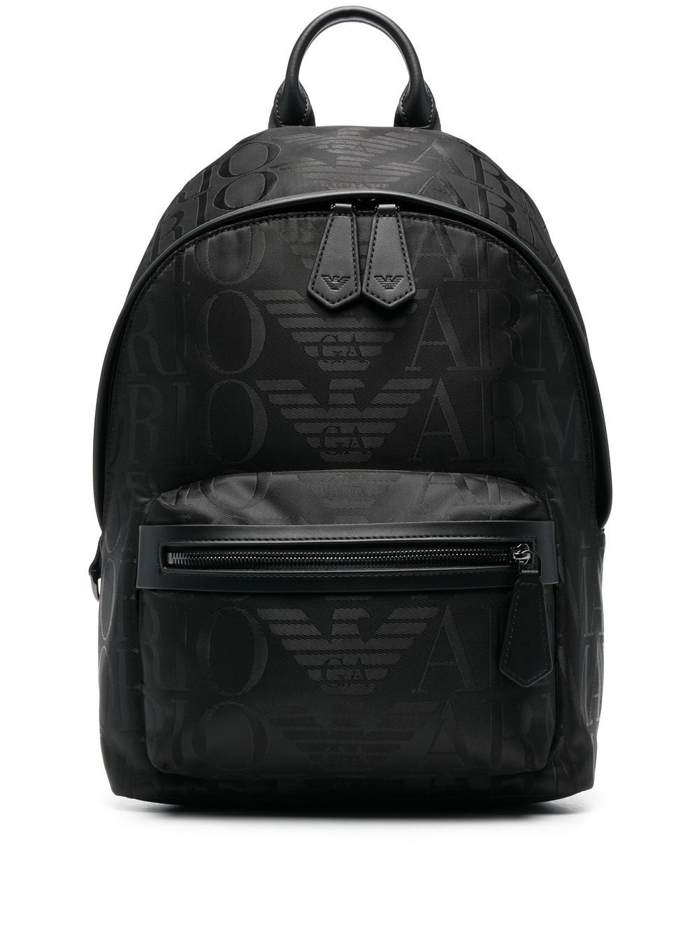 Emporio Armani jacquard logo backpack