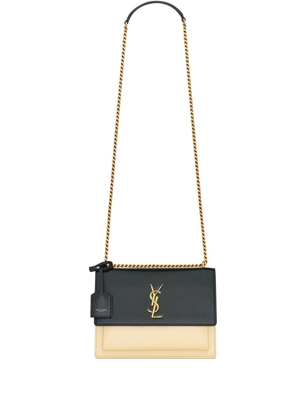 Saint Laurent Sunset two-tone shoulder bag