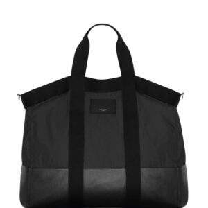 Saint Laurent City logo-patch tote bag
