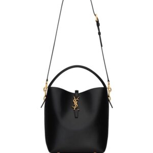 Saint Laurent Catherin logo-plaque leather bag