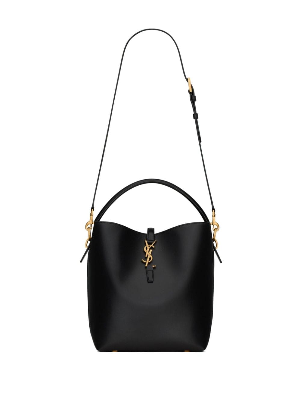 Saint Laurent Catherin logo-plaque leather bag