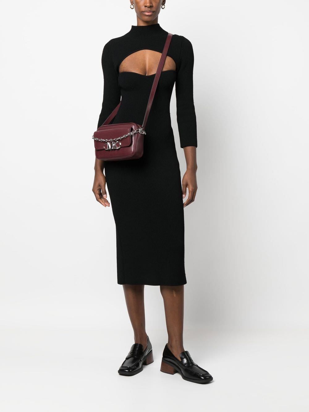 Michael Kors logo-plaque leather crossbody bag - Image 2