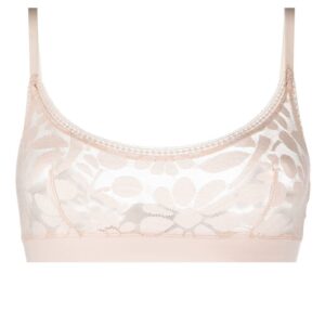 ERES floral-lace crop top bra